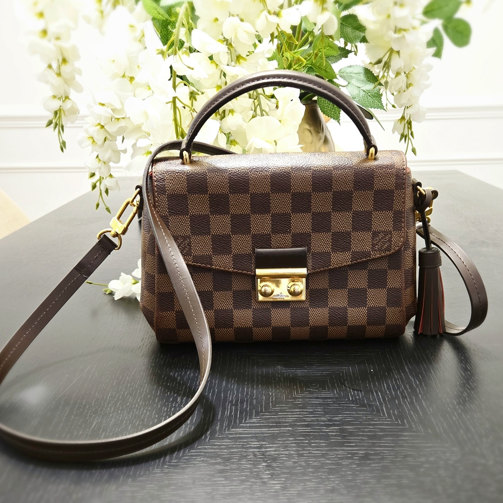 Louis Vuitton Damier Ebene Croisette Crossbody Bag